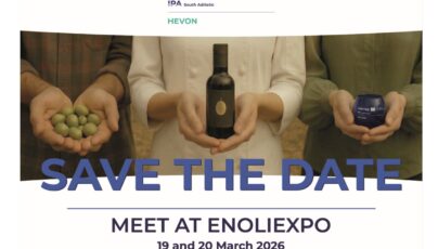 Olio evo di qualità e competitività delle MPMI del Sud Adriatico: il 18 e 19 marzo il Progetto Hevon riunisce territori e portatori di interesse a Enoliexpo Bari 2026