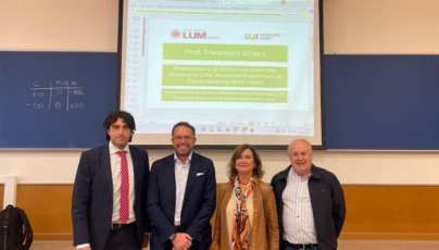 Il Prof. Francesco Grieco in visita all’Universitat Jaume I nell’ambito del programma Erasmus+