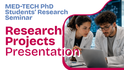 MED-TECH Research Seminar: alla LUM i progetti di ricerca dei dottorandi